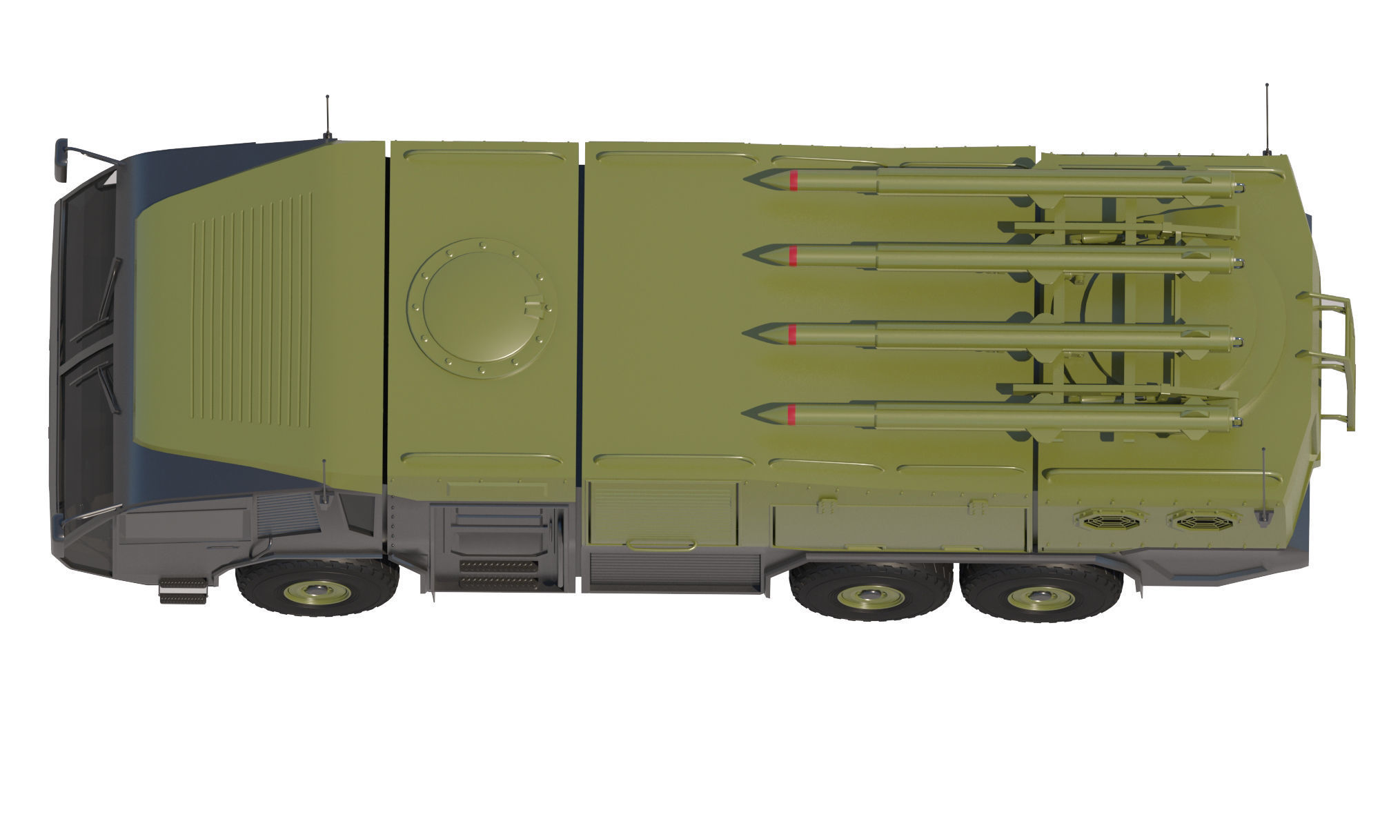 Army vehicle 3D model_5