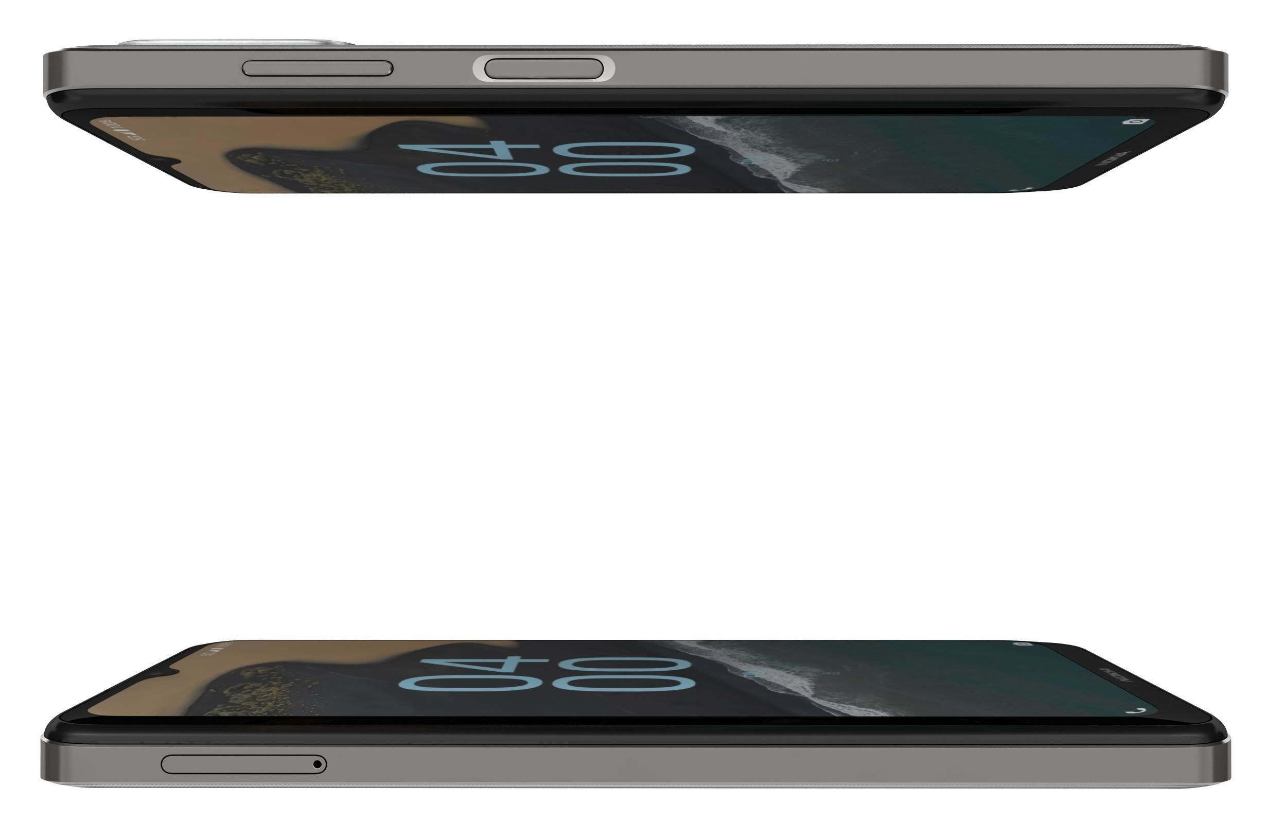 Nokia G400 5G Meteor Grey Low-poly 3D model_9