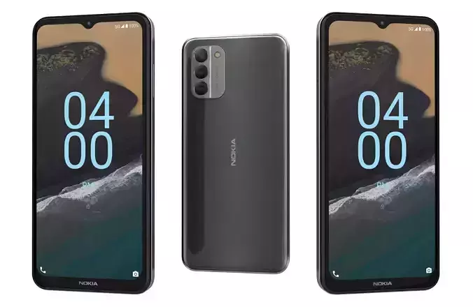 Nokia G400 5G Meteor Grey Low-poly 3D model