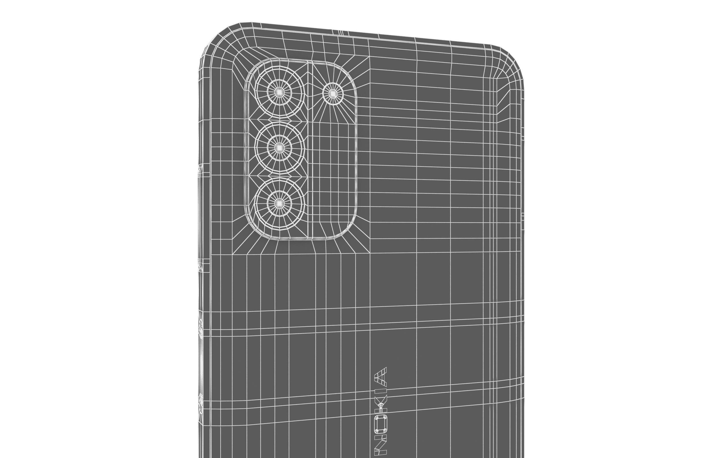 Nokia G400 5G Meteor Grey Low-poly 3D model_20