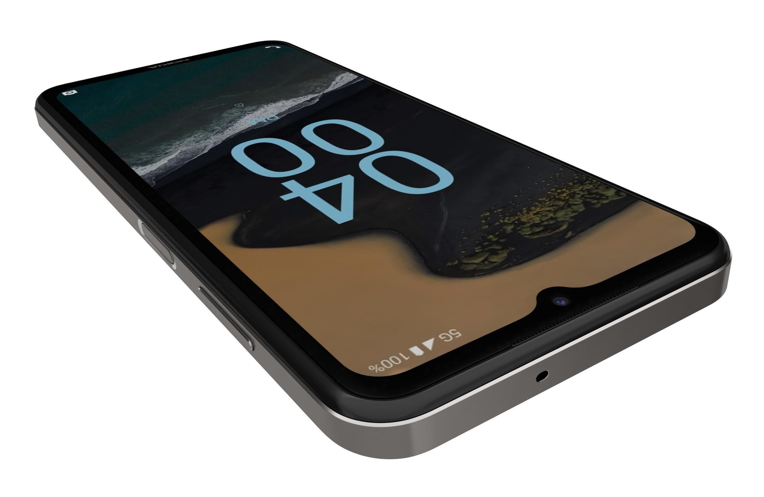 Nokia G400 5G Meteor Grey Low-poly 3D model_13