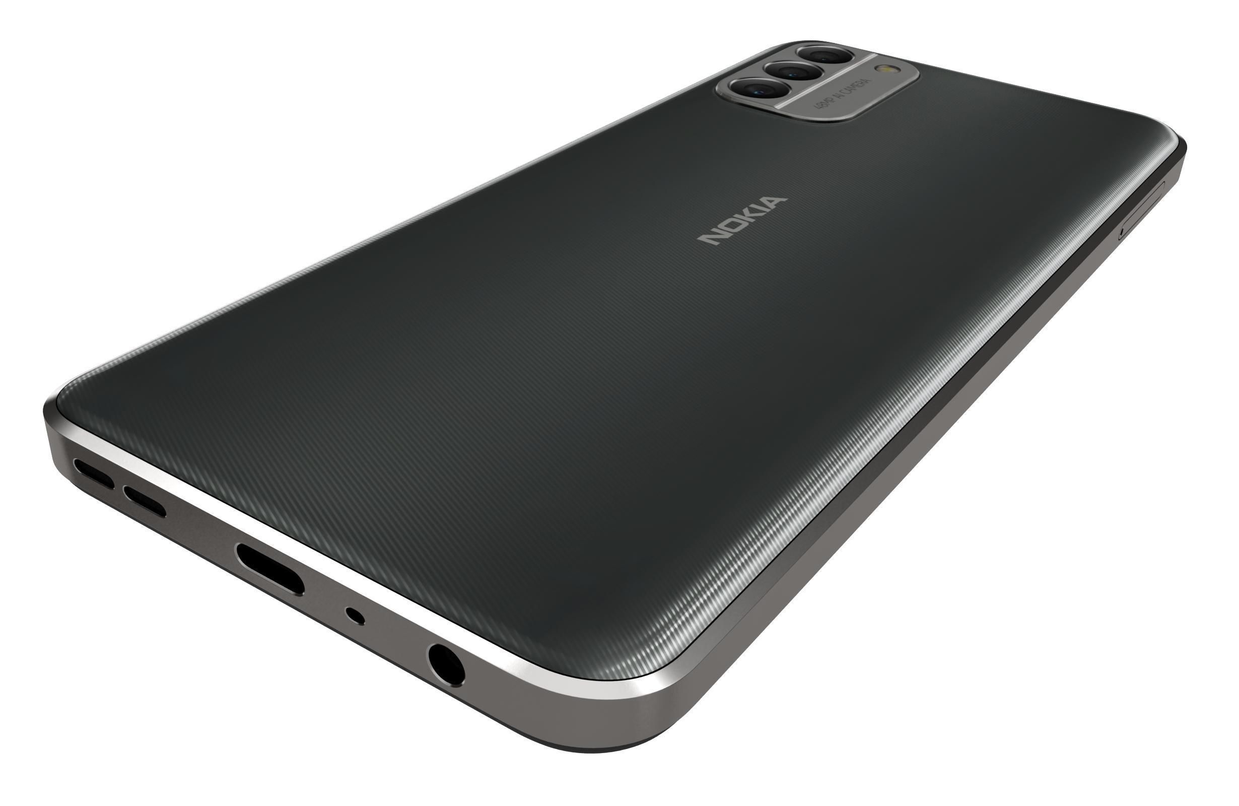 Nokia G400 5G Meteor Grey Low-poly 3D model_14