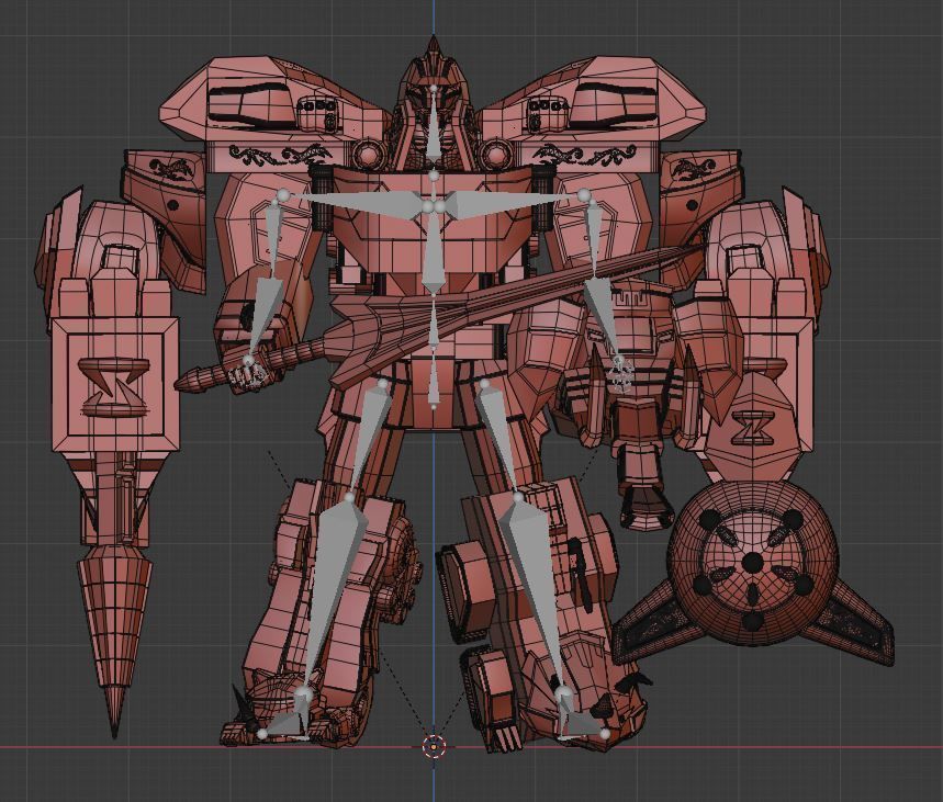 Mega Dragonzord - Power Ranger 3D model_13