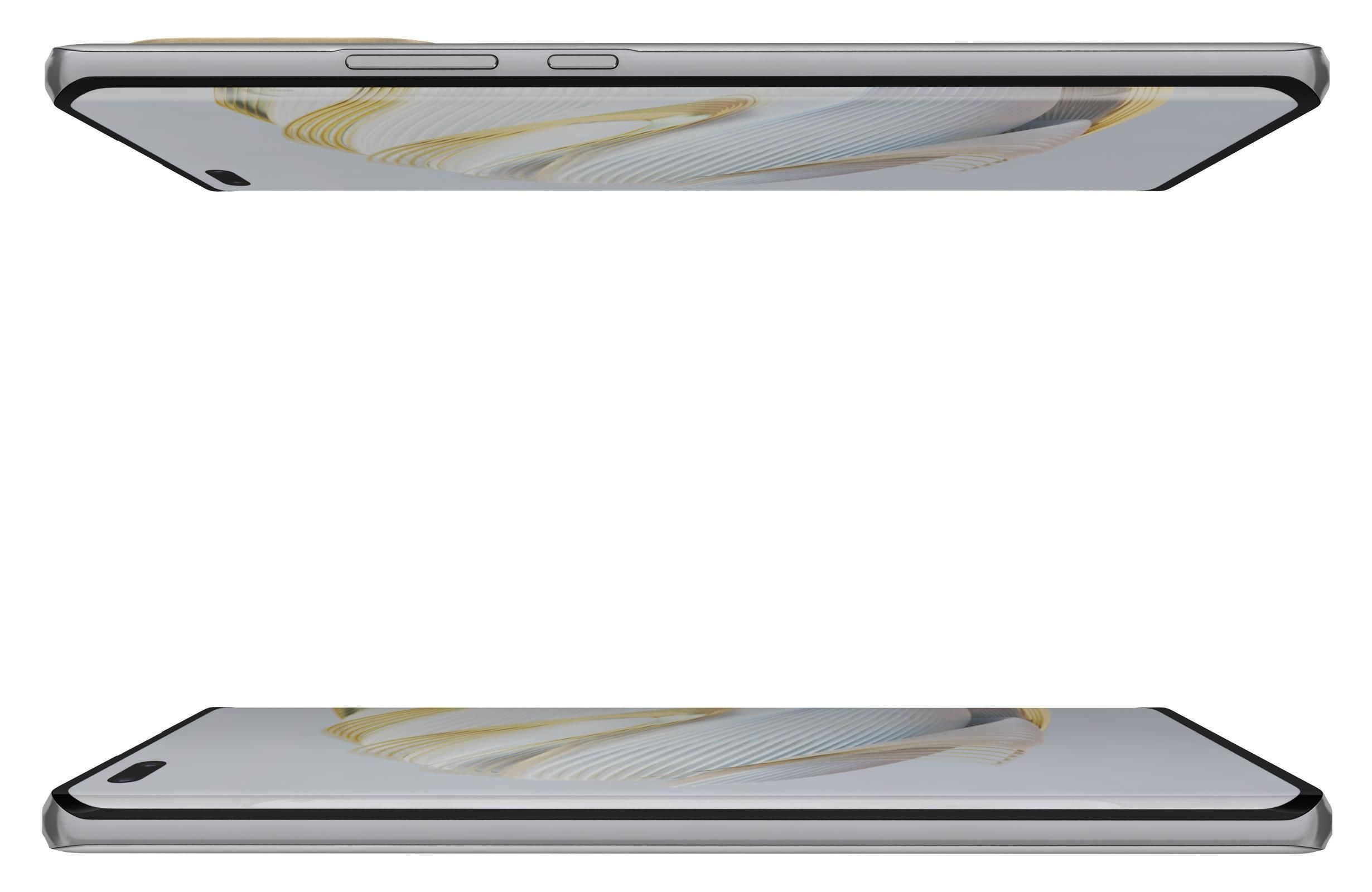 Huawei nova 10 Pro White Low-poly 3D model_8