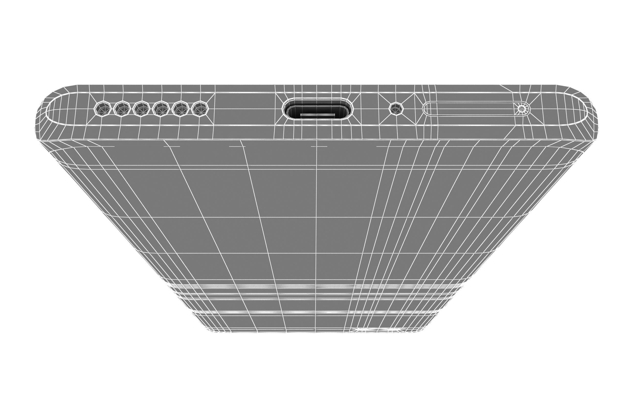 Huawei nova 10 Pro White Low-poly 3D model_25