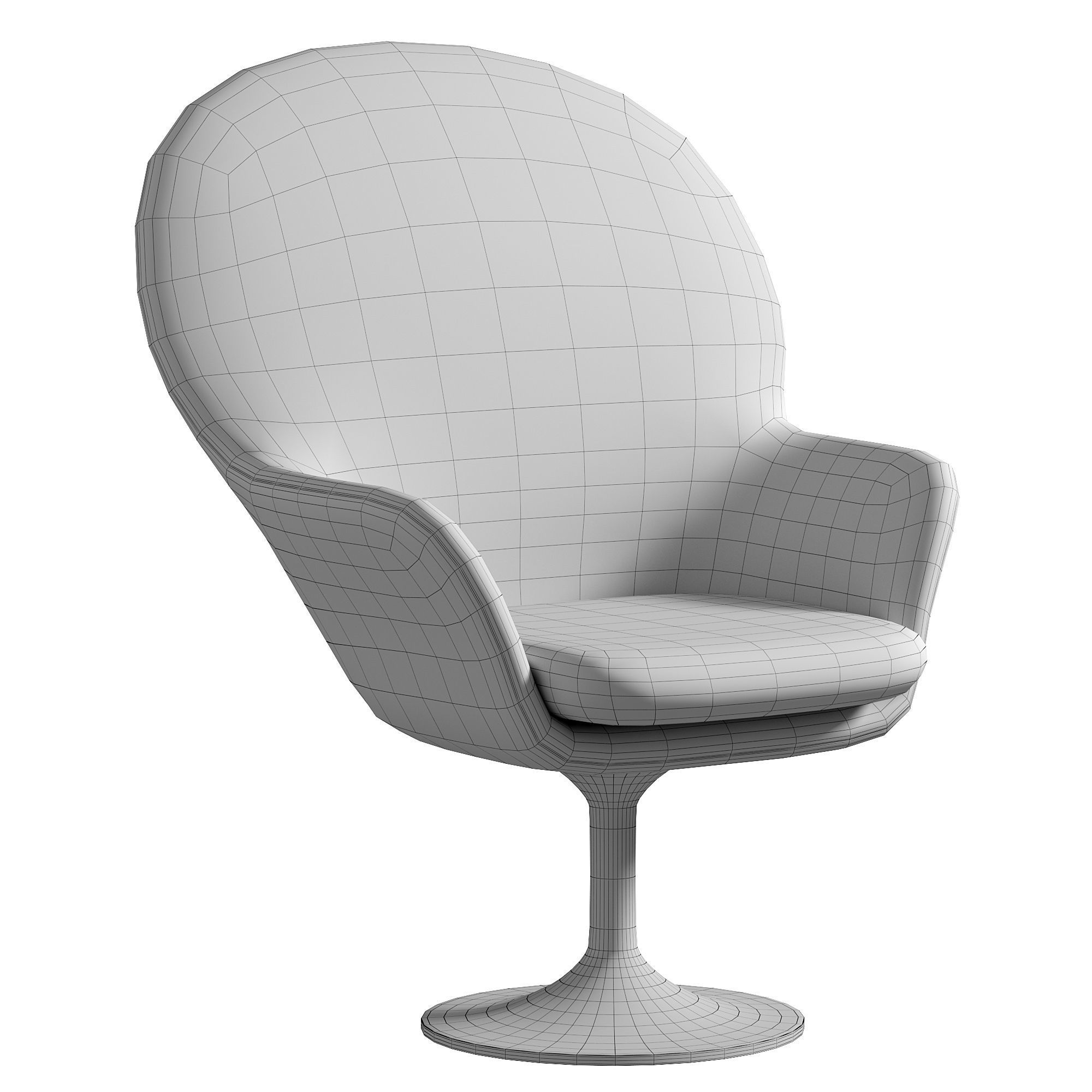Adore armchair by Natuzzi 3D model_3