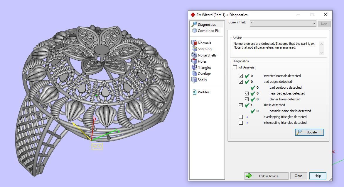 Traditional Indian Katak Gold Ring - 3D Print File  3D print model_5