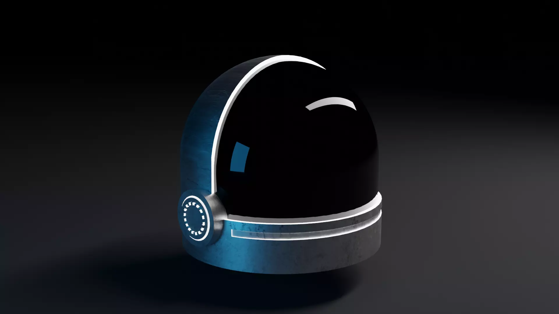 Space Helmet Free low-poly 3D model