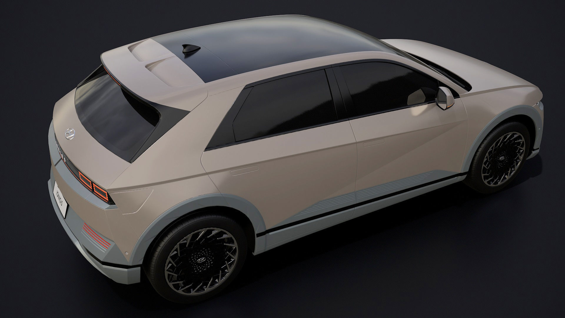 Hyundai Ioniq 5 2022 game ready Low-poly 3D model_10