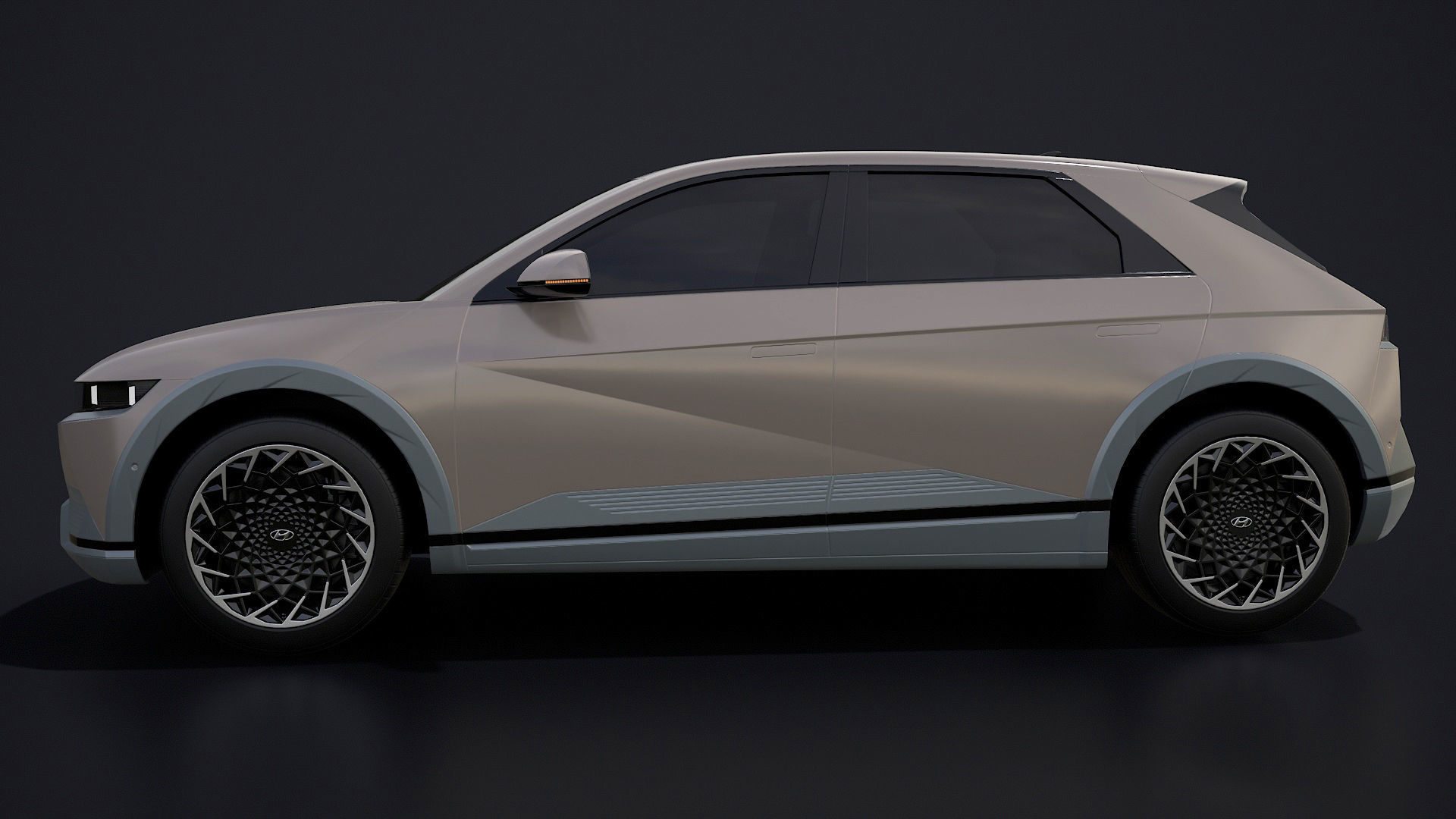 Hyundai Ioniq 5 2022 game ready Low-poly 3D model_5