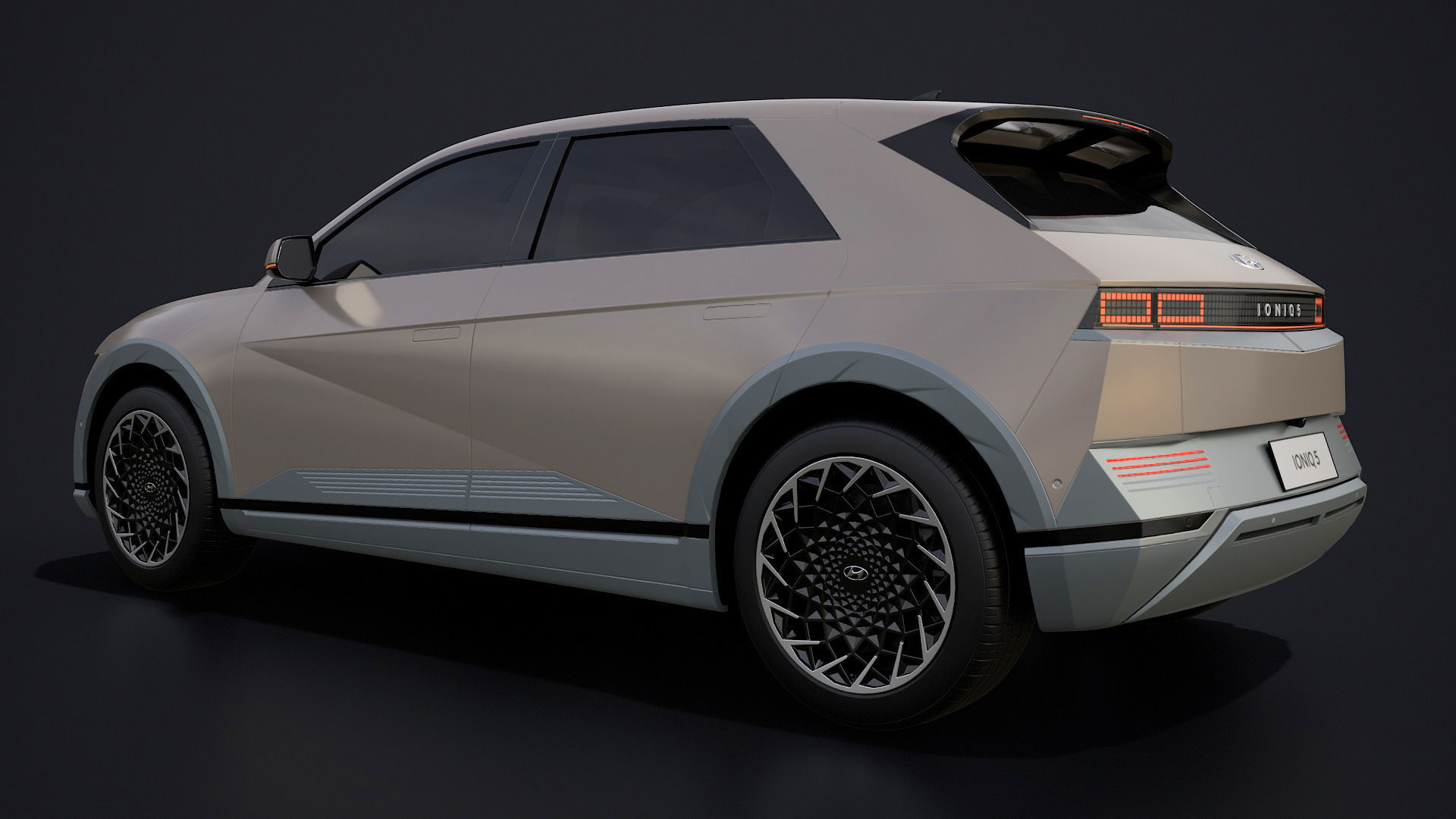 Hyundai Ioniq 5 2022 game ready Low-poly 3D model_6