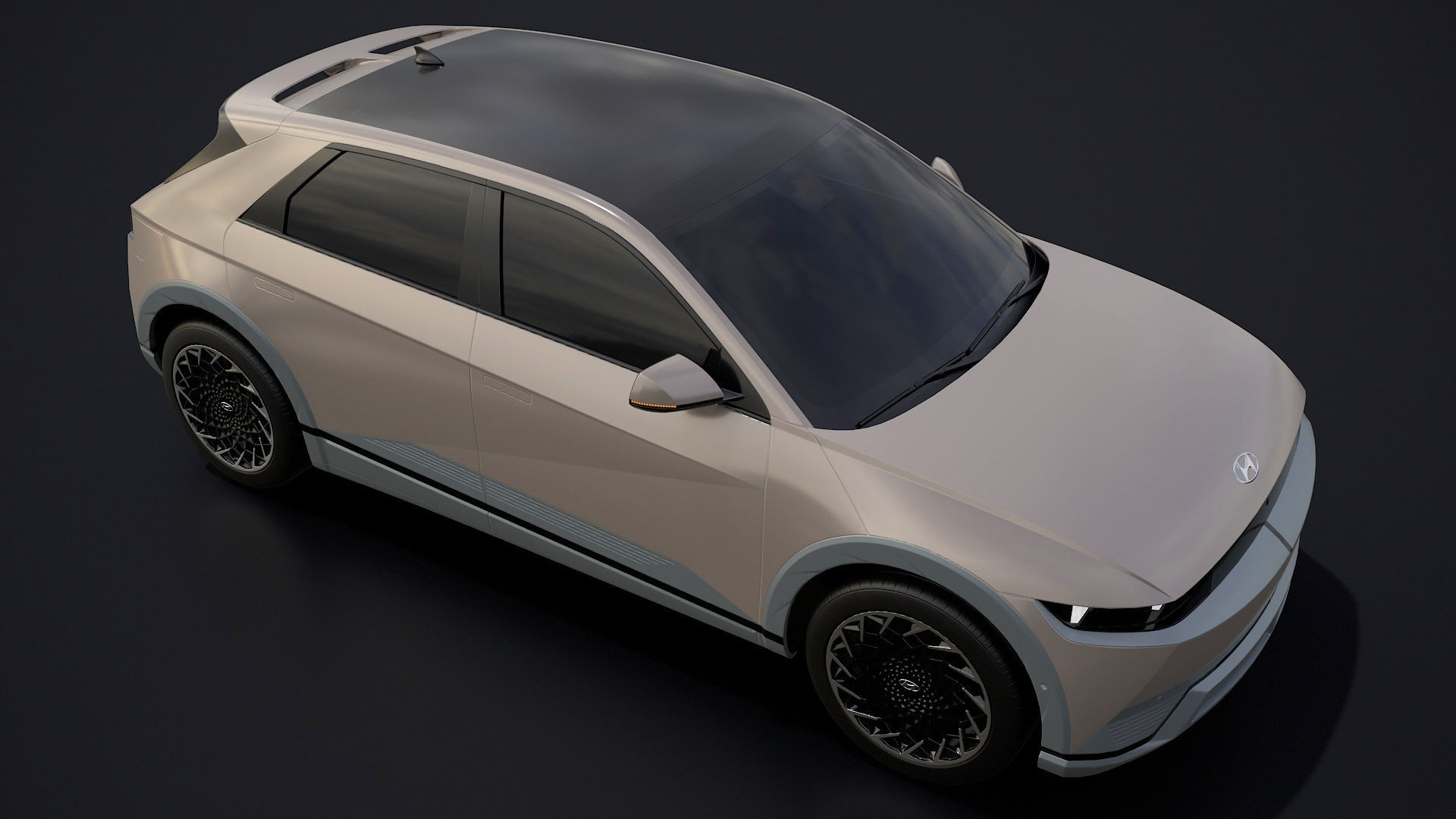 Hyundai Ioniq 5 2022 game ready Low-poly 3D model_11