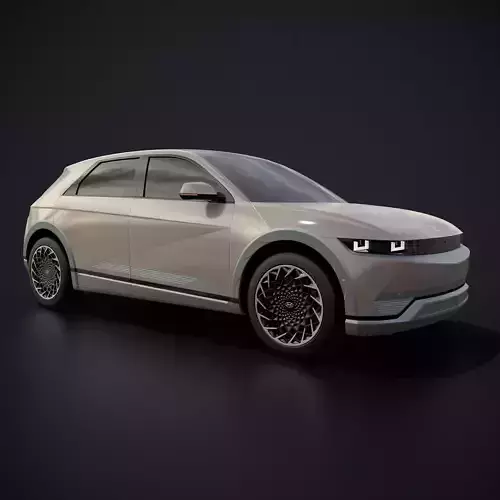 Hyundai Ioniq 5 2022 game ready Low-poly 3D model