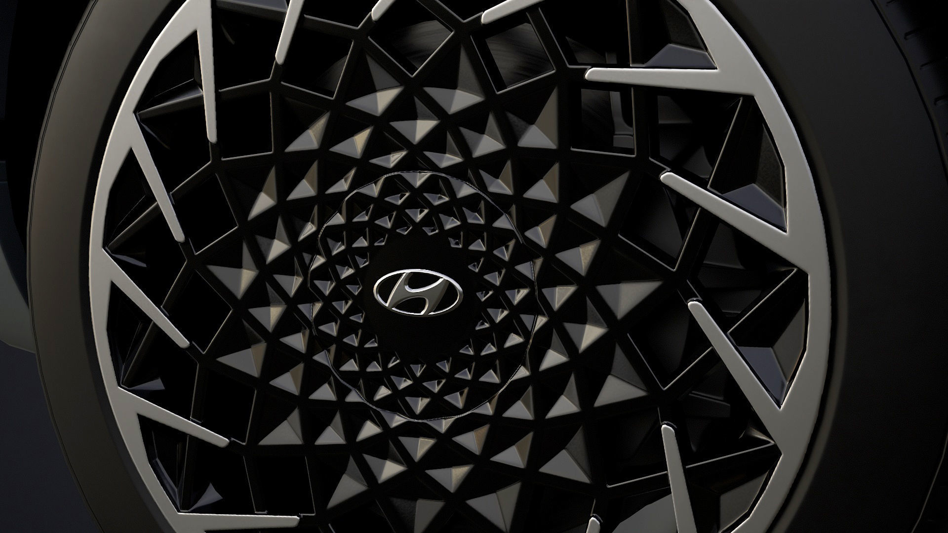 Hyundai Ioniq 5 2022 game ready Low-poly 3D model_18