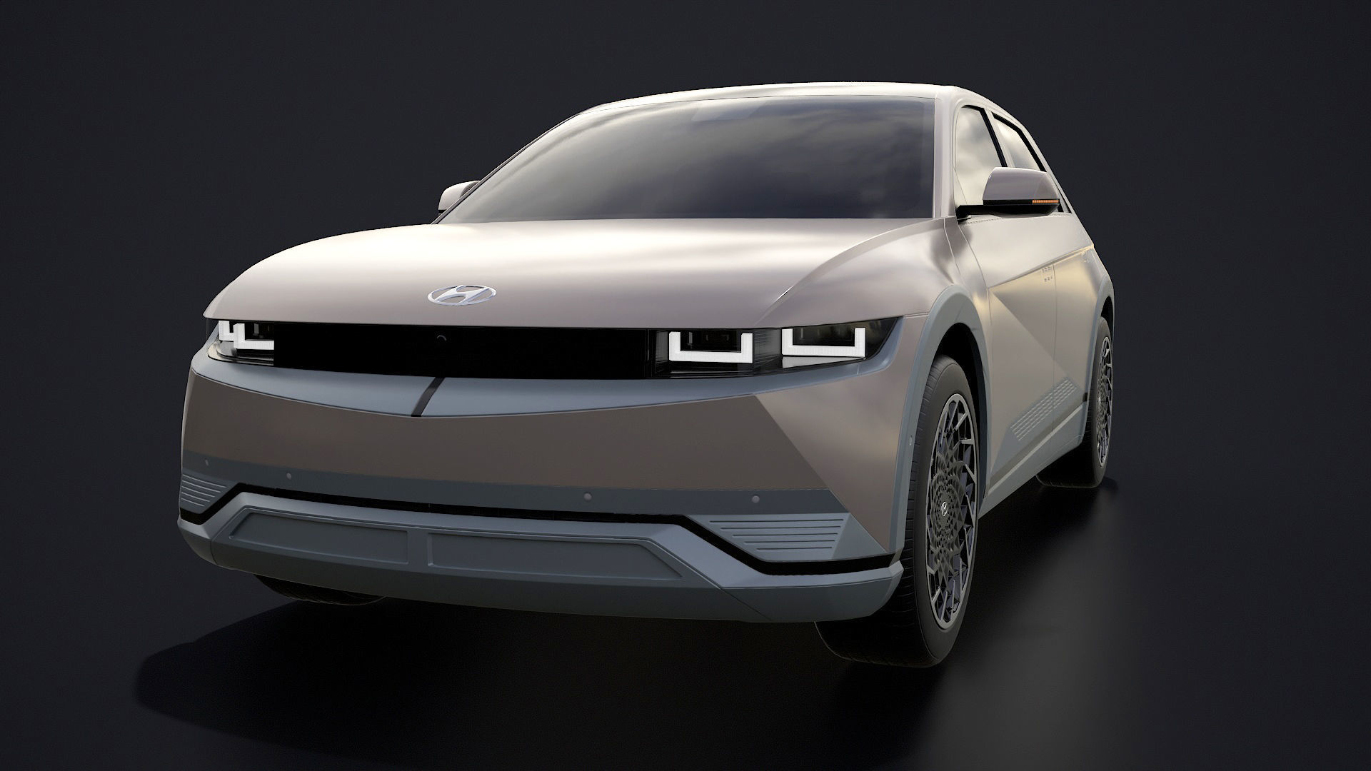 Hyundai Ioniq 5 2022 game ready Low-poly 3D model_3