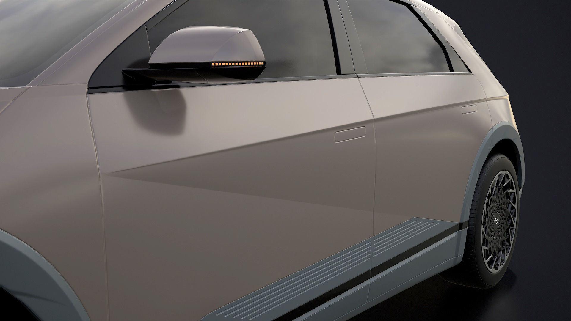 Hyundai Ioniq 5 2022 game ready Low-poly 3D model_14