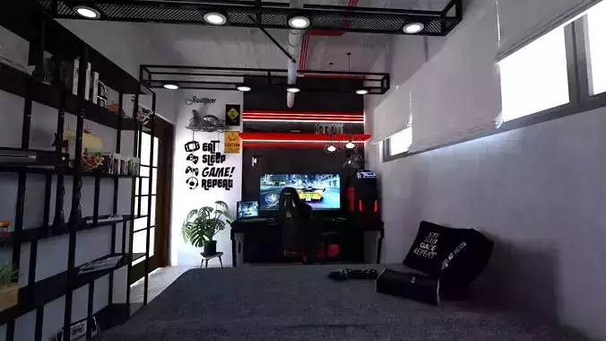 GAMERS BEDROOM 