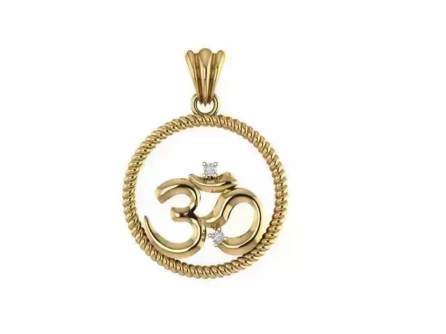 pendants om pendant gold