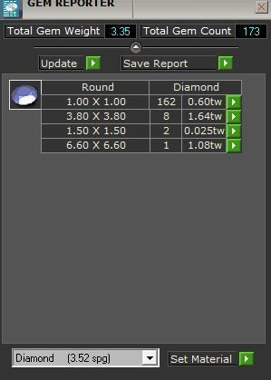 9-Stone Diamond ring 1842 3D print model 3D print model_8