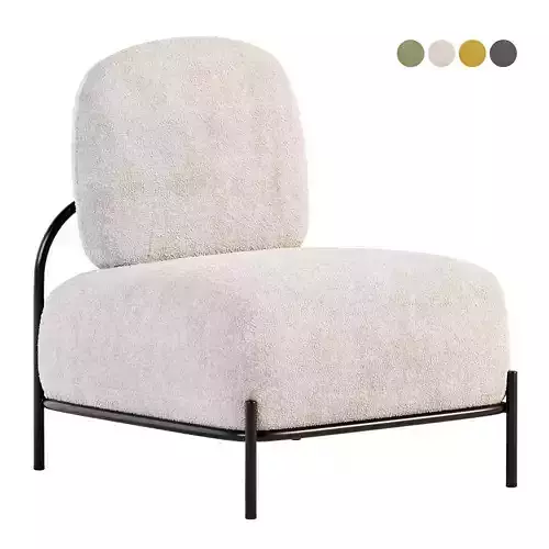 Modern lounge Chair by DF Polly 3D model