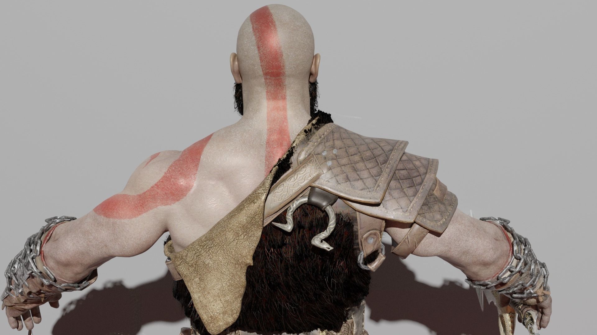 God of War 3D model_5