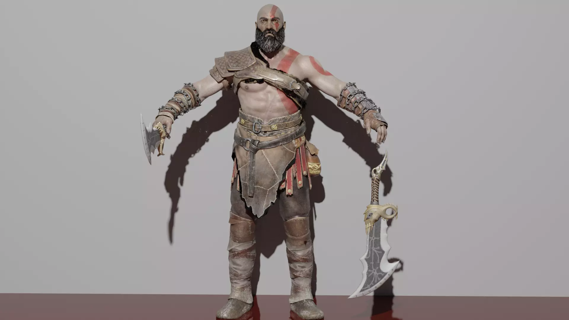 God of War 3D model_0