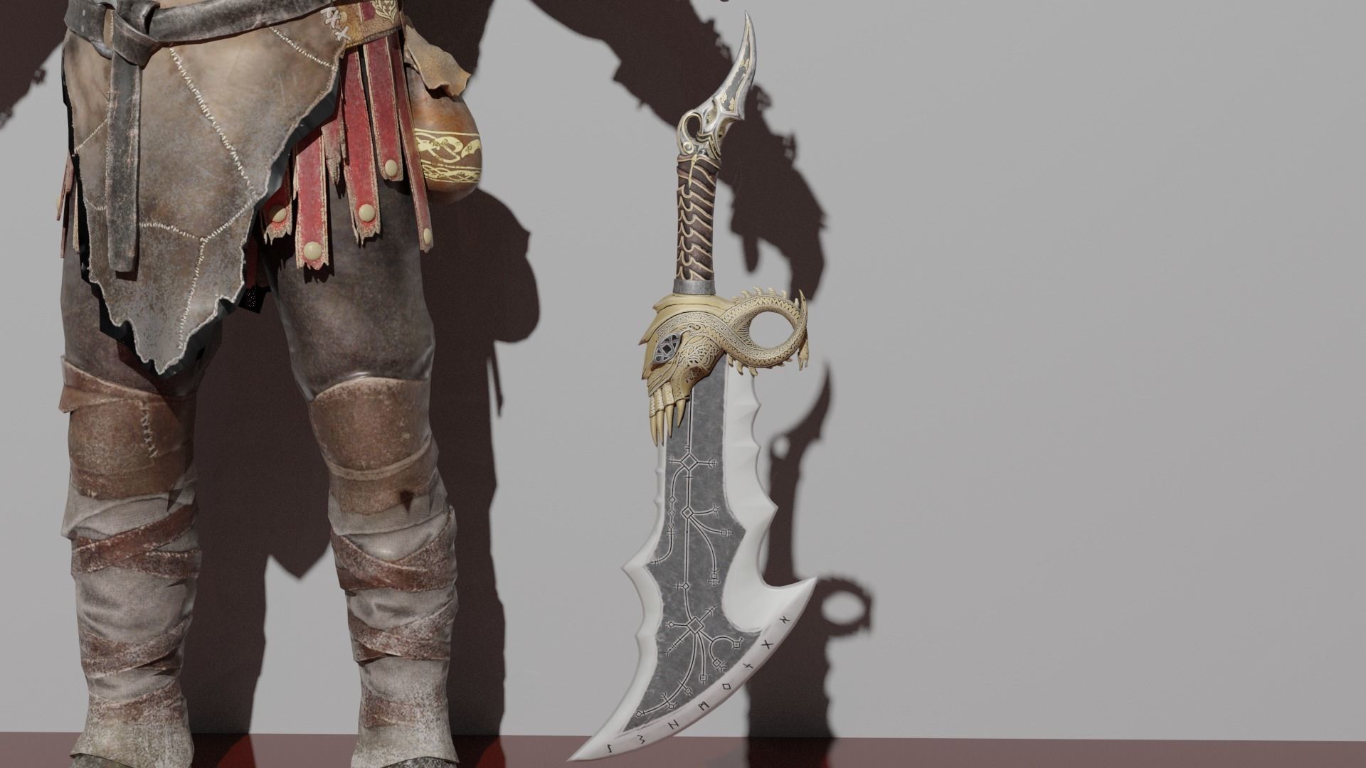 God of War 3D model_3