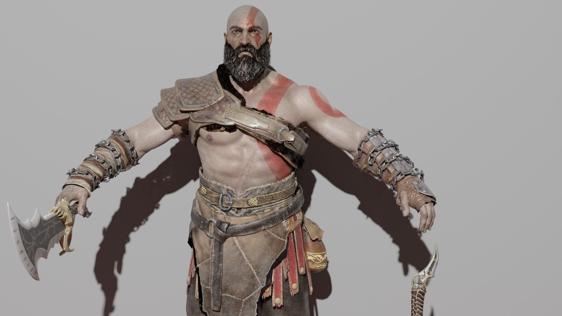God of War 3D model_1