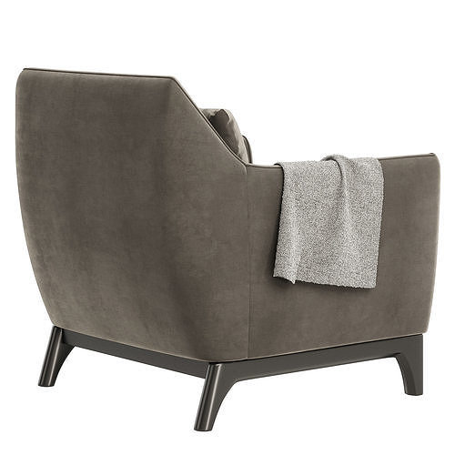 harvey armchair 3D model 5