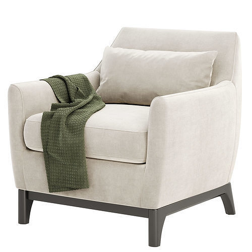 harvey armchair 3D model 4