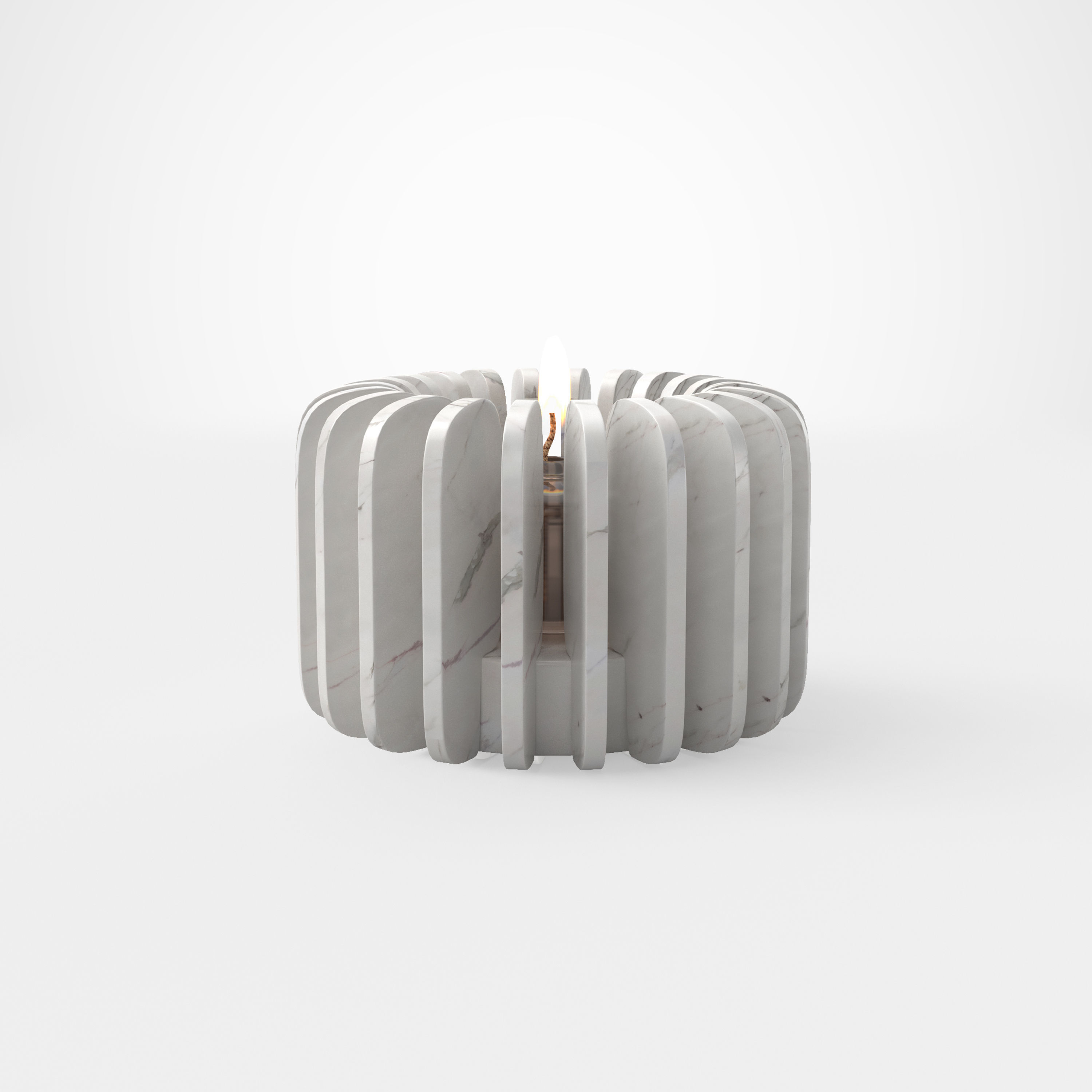 oOumm Candle Holders Decor Set 3D model_8
