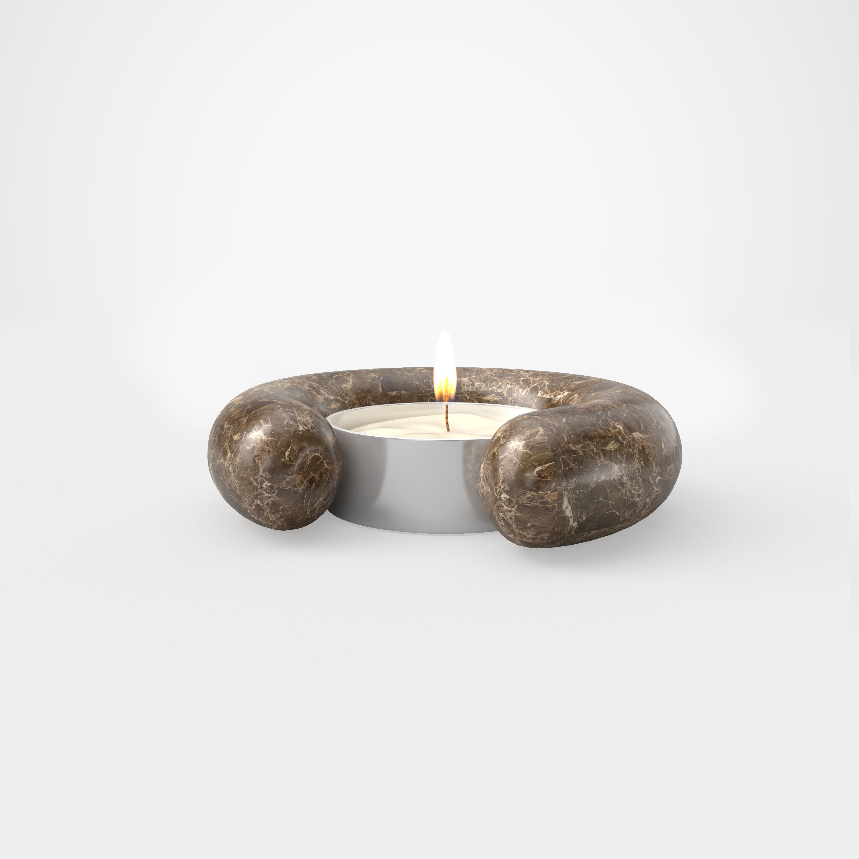 oOumm Candle Holders Decor Set 3D model_4