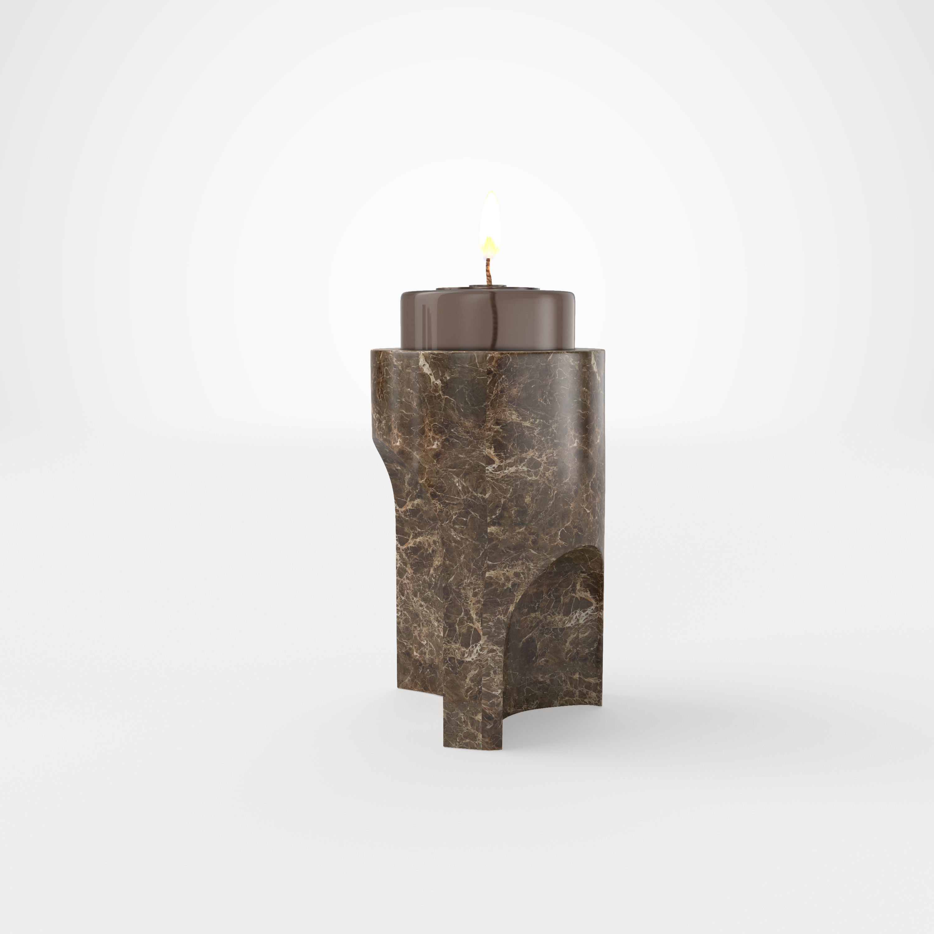 oOumm Candle Holders Decor Set 3D model_10