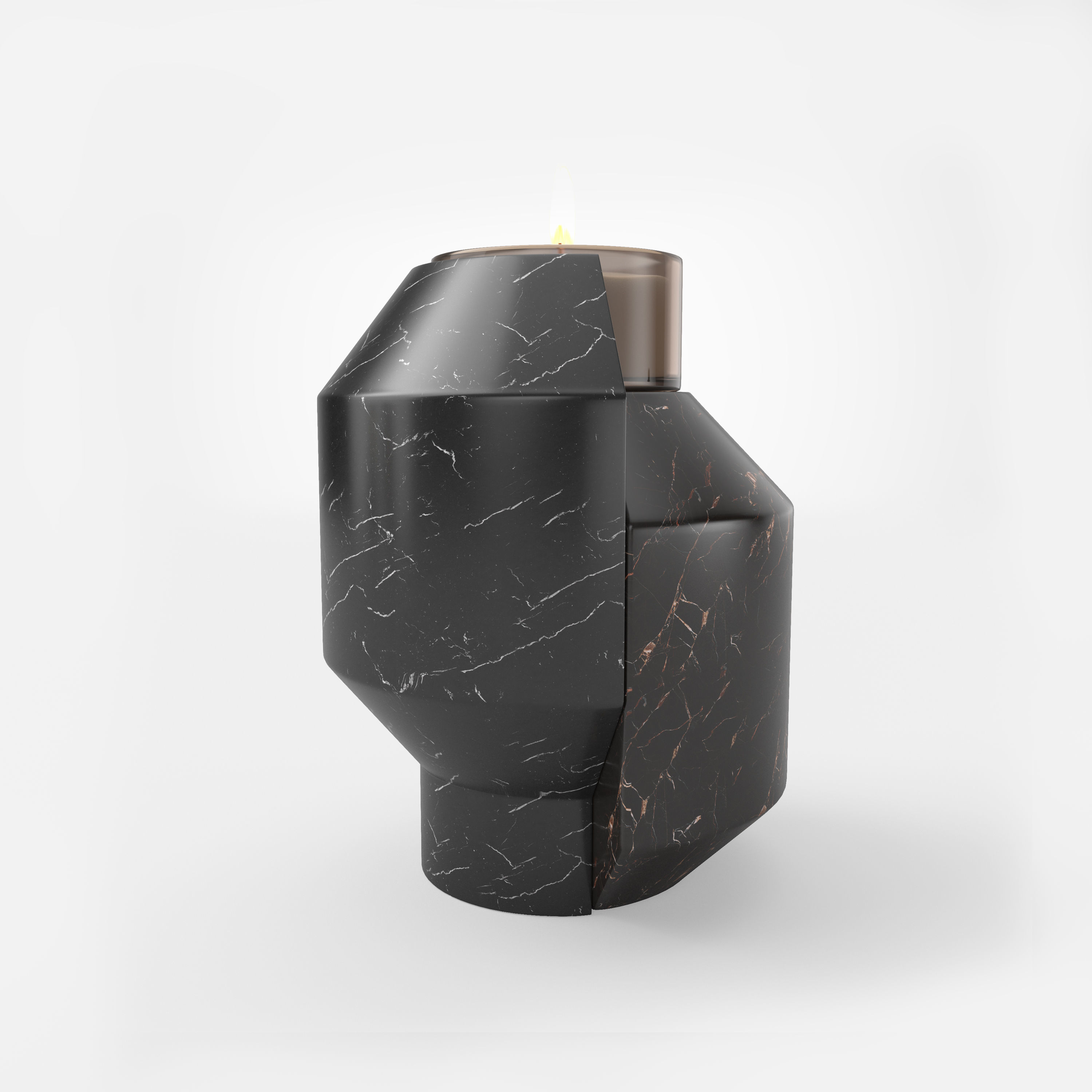 oOumm Candle Holders Decor Set 3D model_5