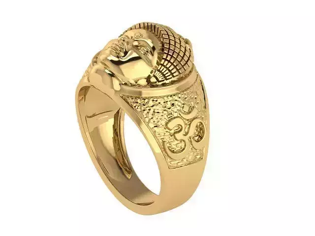 rings rose gold ring with buddha face