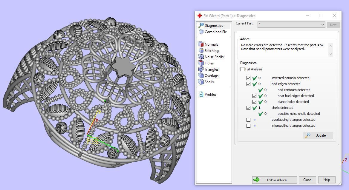 Katak Gold Ring - 3D Print File 3D print model_5