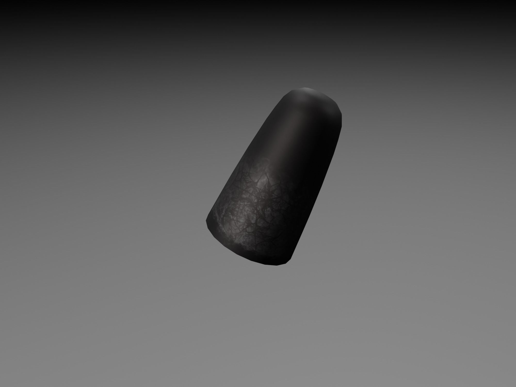 Sci-fi assault rifle Low-poly 3D model_21