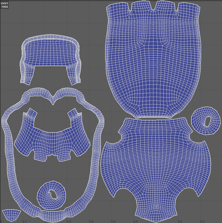 Tortoise the boxer Low-poly 3D model_6
