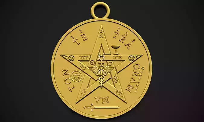 Tetragrammaton and VENUS Talisman 3D print model
