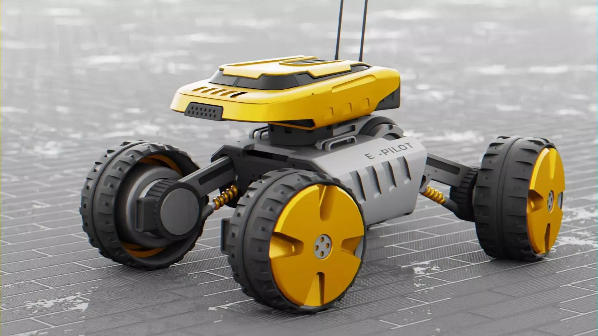 MOON LANDER E-2000 Free 3D model