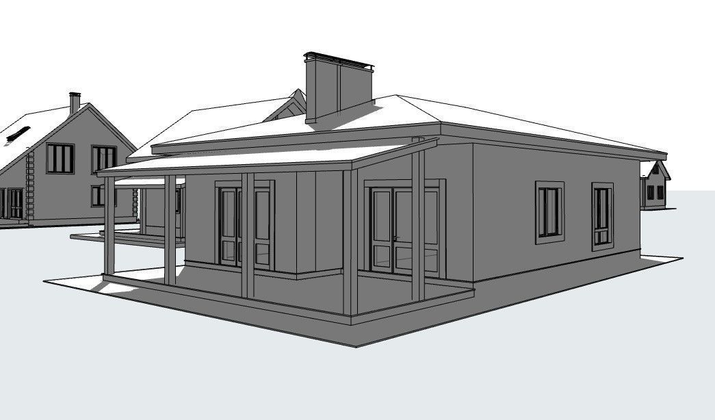 Cottage Houses- 12 Pack Low-poly part 2 3D model_16