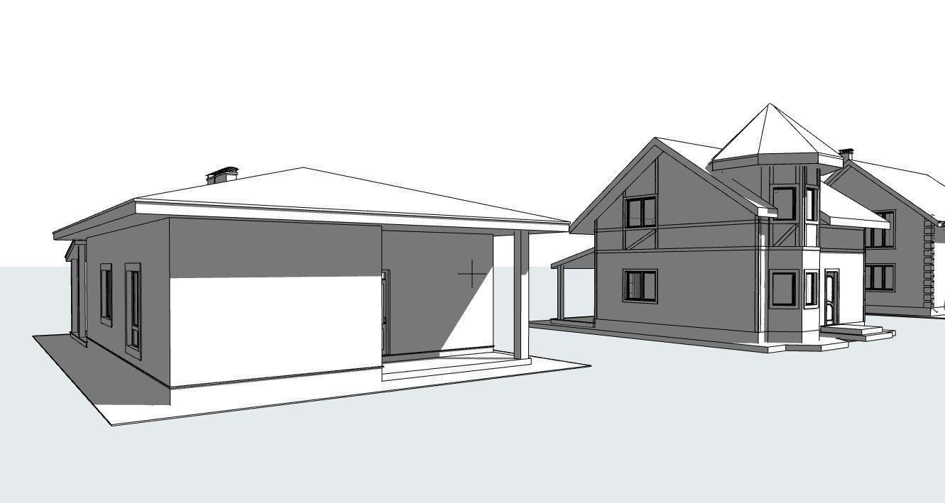 Cottage Houses- 12 Pack Low-poly part 2 3D model_19