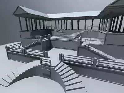 Patria roman amphitheatre Free 3D model