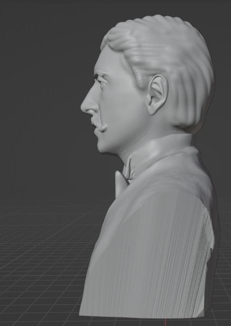 Marcel Proust 3D print model_6