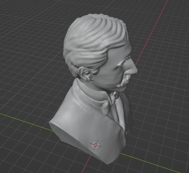 Marcel Proust 3D print model_12