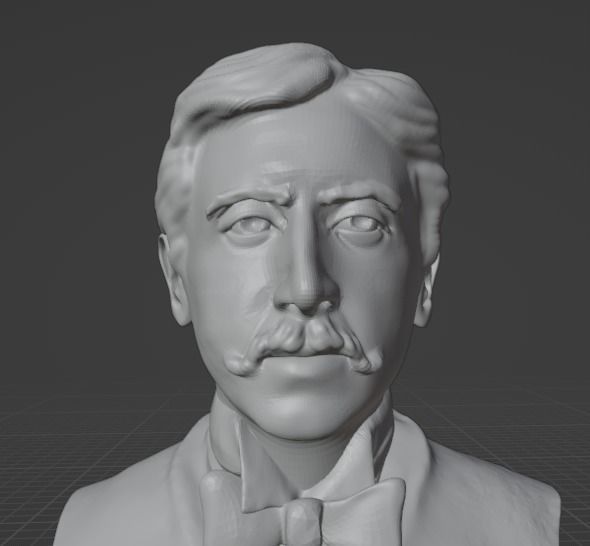 Marcel Proust 3D print model_10