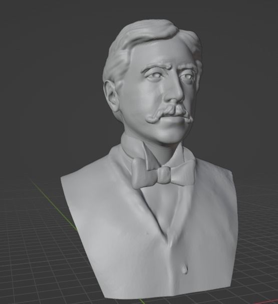 Marcel Proust 3D print model_13