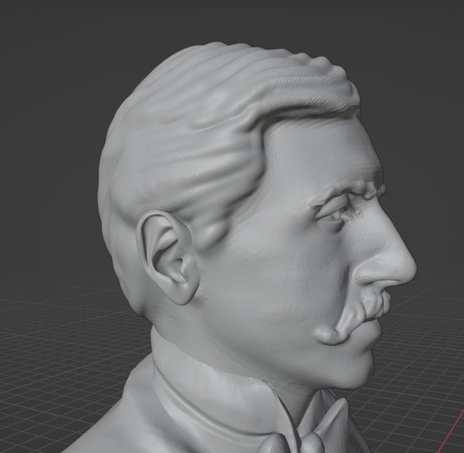 Marcel Proust 3D print model_16