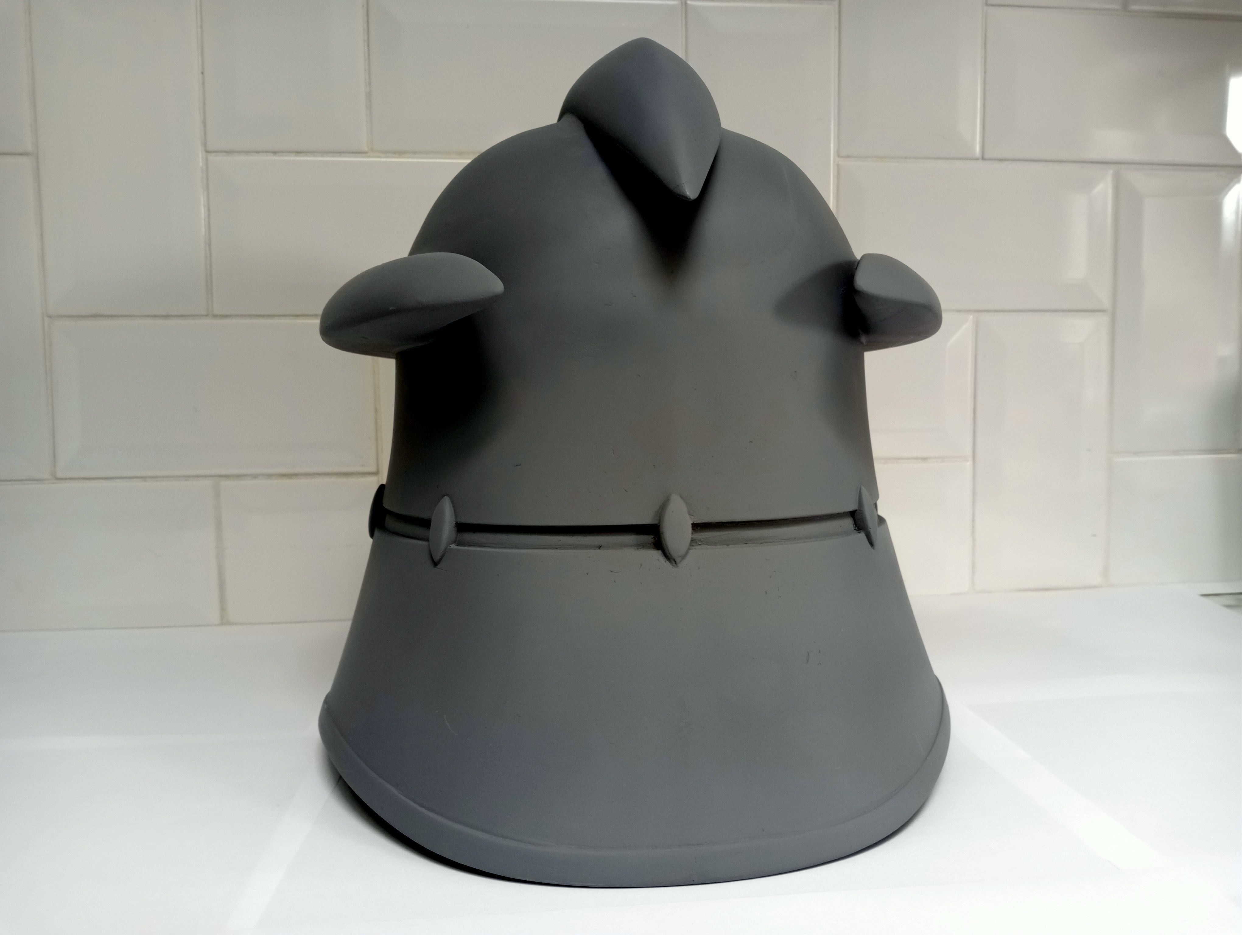 Shredder Helmet STL - Includes removable mask 3D print model_18