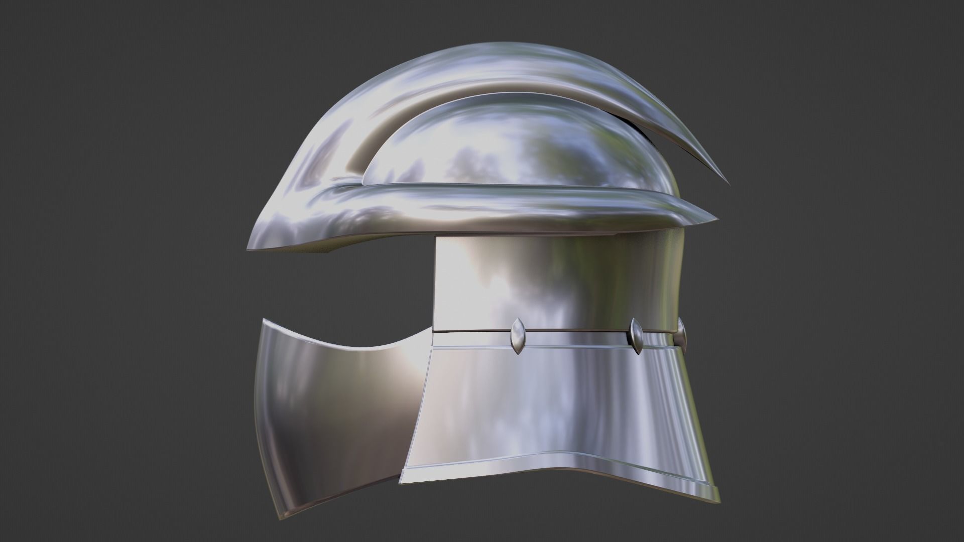 Shredder Helmet STL - Includes removable mask 3D print model_4